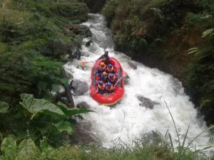 Melintasi sungai palayangan